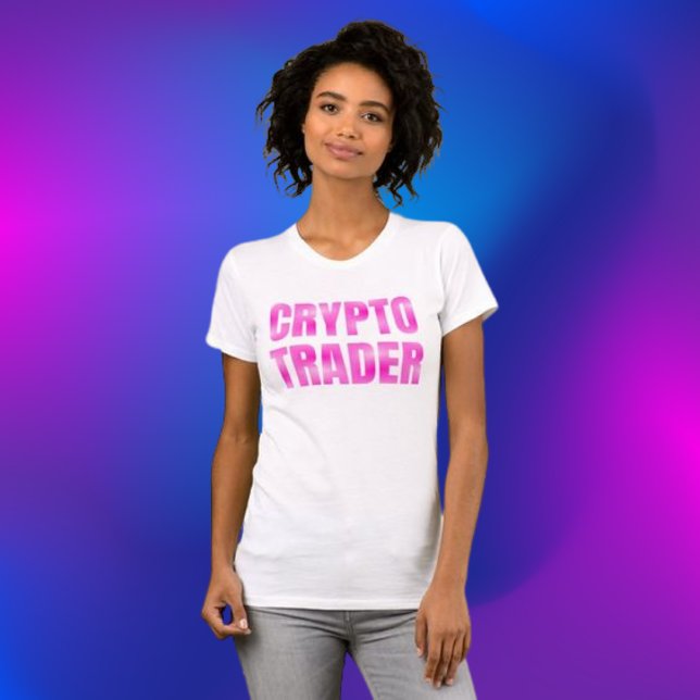 T-shirt Trader Crypto Pink-Lightrose Gradient (Créateur téléchargé)