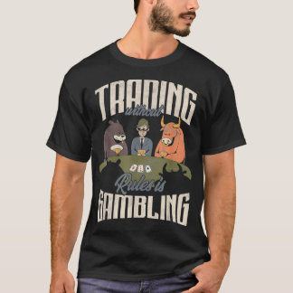 T-shirt Trader Trader Stock Marché Stocks Commerce Forex