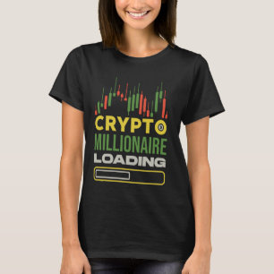 T-shirt Traders Funny Crypto Millionaire Chargement - Tra 