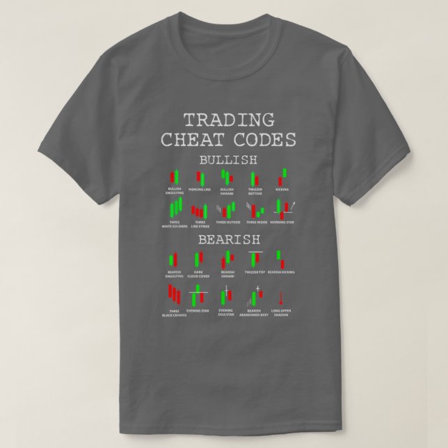 T-shirt Trading Code chandelier Motif (Design devant)
