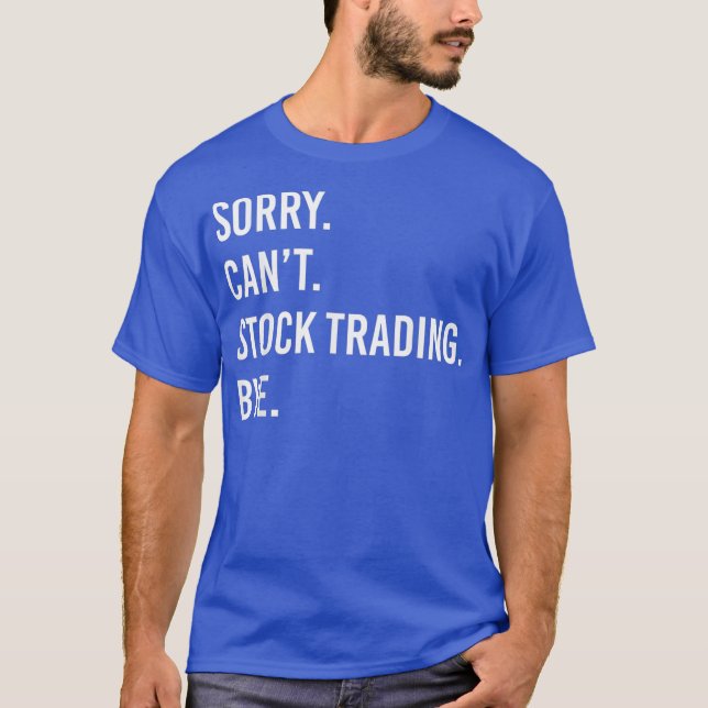 T-shirt Trading de Stock amusant (Devant)