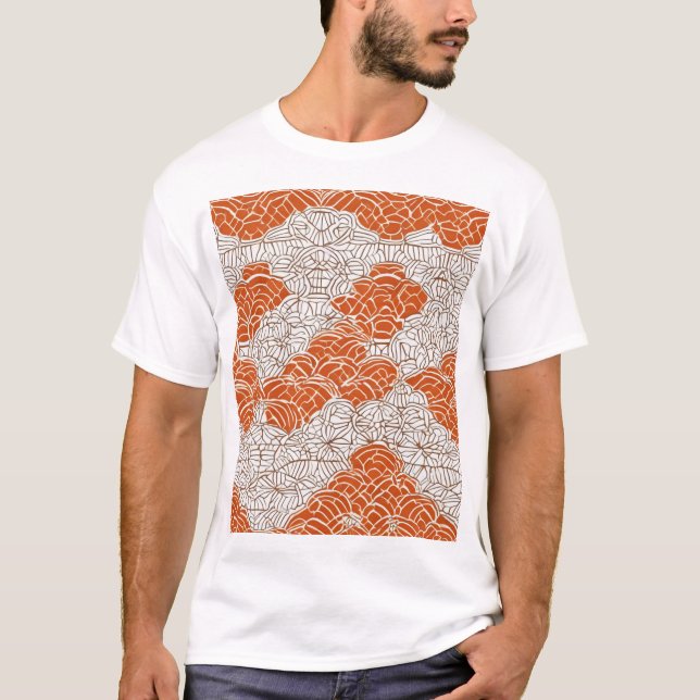 T-shirt Traditional Japanese Pattern Design 0054 (Devant)