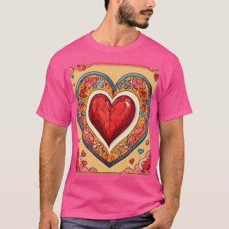 T - Shirt, Traditionelle Tinte: Kunst am Stoff T-Shirt