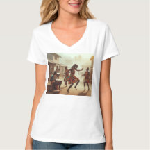 T-shirt traditionnel Danse