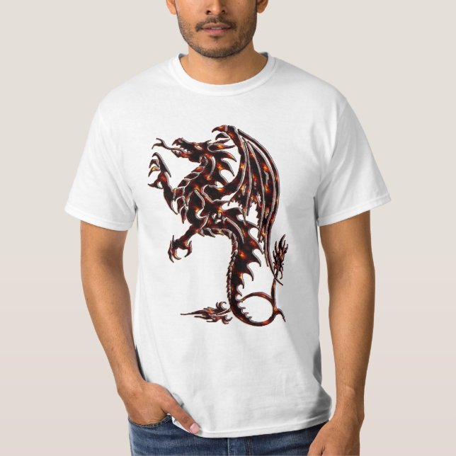 T-shirt traditionnel de dragon (Devant)