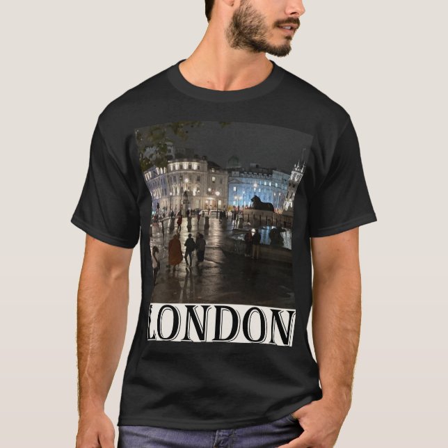 T-shirt Trafalgar Carré, Londres. (Devant)