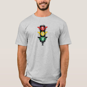 T-shirt Trafic Light Dance - Drôle Drôle Dessin Cartoon Un