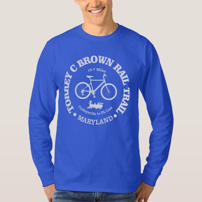 T-shirt Trail Brown Torrey C (cyclisme) (Devant)