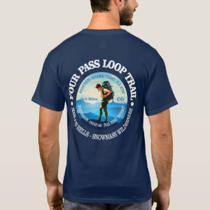T-shirt Trail de boucle à quatre passes (randonneur C)