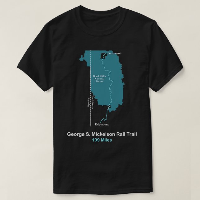T-shirt Trail George S Mickelson (Design devant)