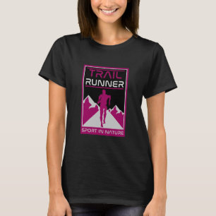 T-shirt Trail Runner Sport Dans La Nature