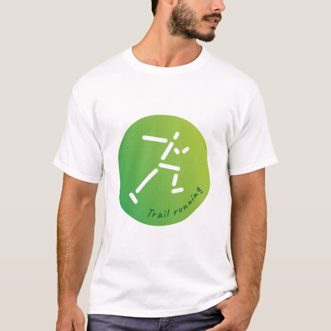 T-shirt Trail Running, Cross-Country running (Devant)