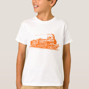 T-shirt Train 03 - Orange