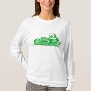 T-shirt Train 03 - Vert herbe