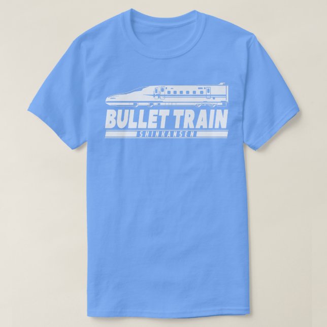 T-shirt Train à balles Shinkansen Souvenir Rail à grande v (Design devant)