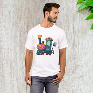 T-shirt Train à fleurs de jouets