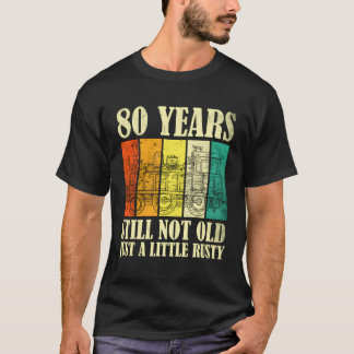 T-shirt Train à vapeur ferroviaire 80 80e