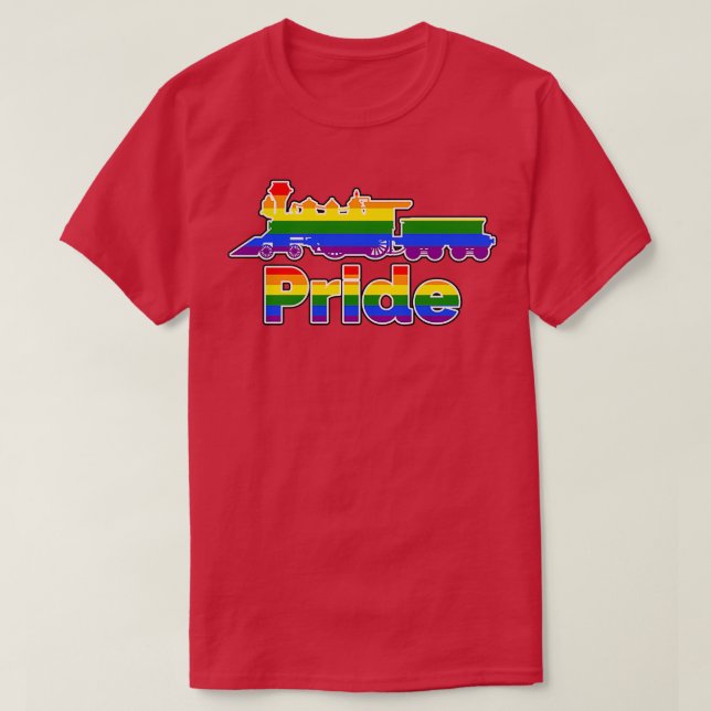 T-shirt Train à vapeur Pride (Design devant)