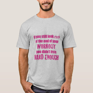T-shirt train assez dur
