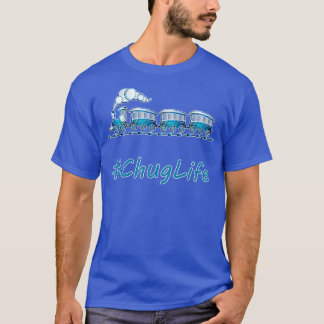 T-shirt Train bleu ChugLife