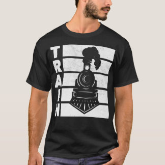 T-shirt Train Chemin de fer Trains Spotter Train Lover