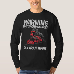 T-shirt Train cool Pour Hommes Femmes Transport Ferroviair