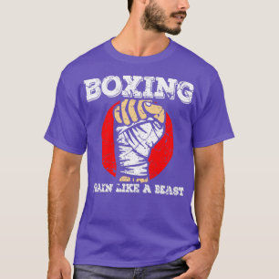 T-shirt Train De Boxe Comme Une Bête