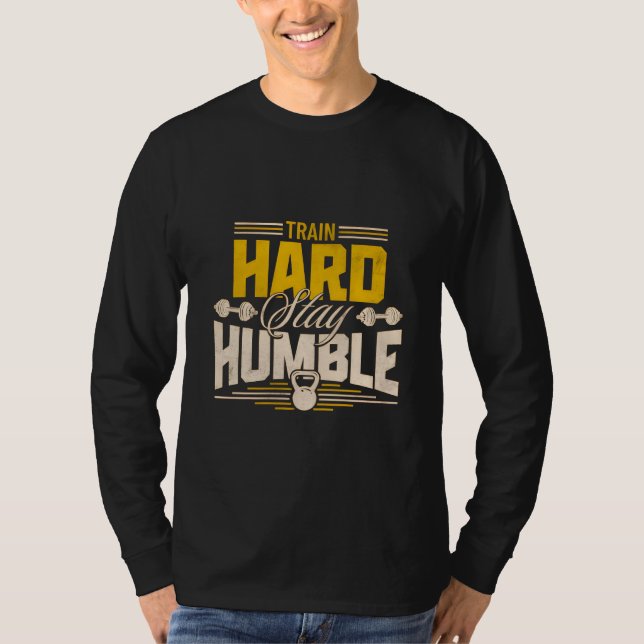 T-shirt Train Dur Séjour Humble Fitness Te (Devant)