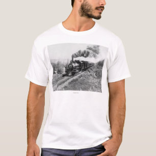 T-shirt Train ferroviaire limité de côte du nord près