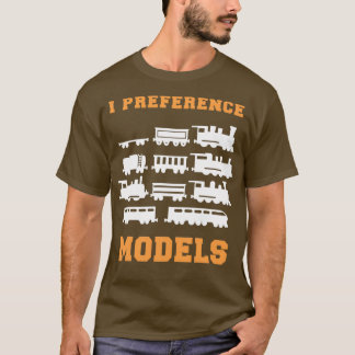 T-shirt Train ferroviaire Lover I préférence Modèles