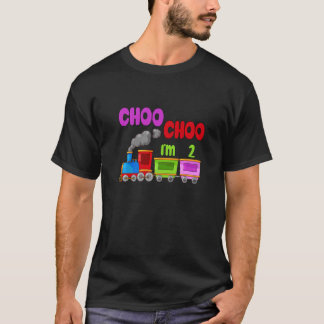 T-shirt Train Kids Choo Choo 2e anniversaire