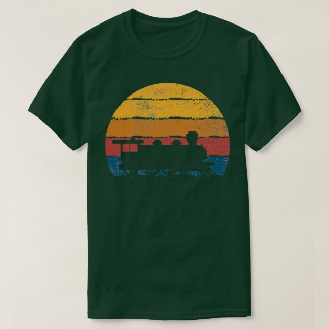 T-shirt Train Locomotive Railroad 3 (Design devant)