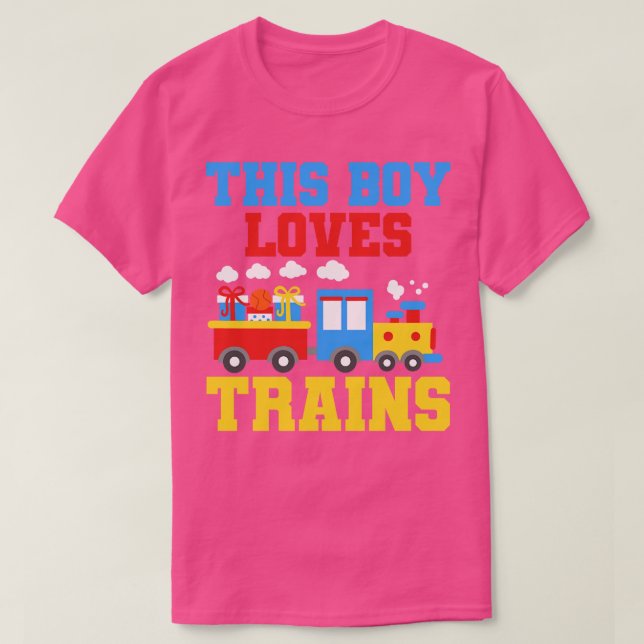 T-shirt Train Lover (Design devant)