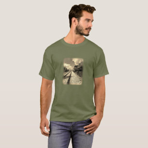 T-shirt Train sur les rails