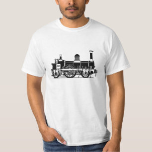 T-shirt Train victorien de vapeur - pour l'amant locomotif