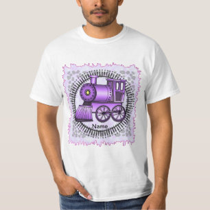T-shirt Train Violet