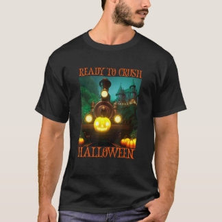T-shirt Train Wagon Railroad Halloween Costume Boys Hommes