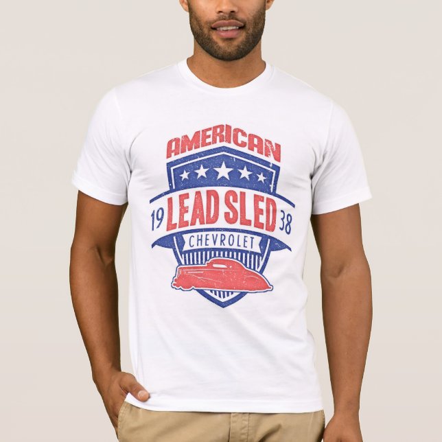 T-shirt Traîneau 1938 AMÉRICAIN d'avance de Chevrolet de (Devant)