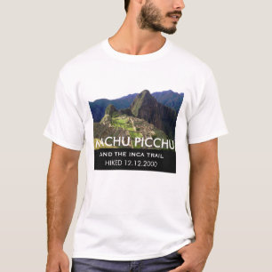 T-shirt Traînée customisée Machu Picchu d'Inca
