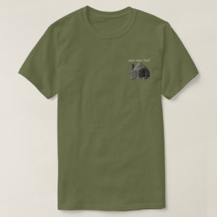 T-shirt Traînée de John Muir. Poche de hutte de Muir