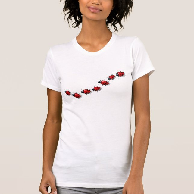 T-shirt Traînée des coccinelles (coccinelles) : Art (Devant)