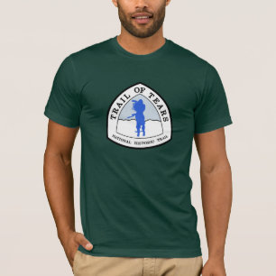 T-shirt Traînée du signe historique national de traîné