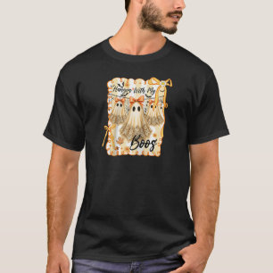 T-shirt Traîner avec mes potes Rétro Coquette Arc Fantômes