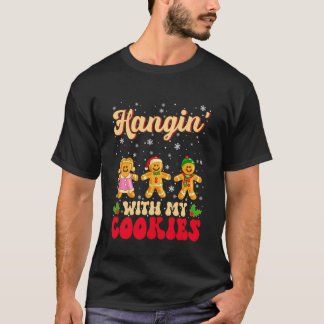 T-shirt Traîner avec mon bonhomme en pain d'épice de Noël 