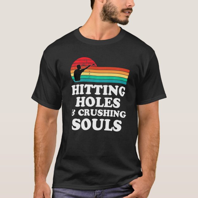 T-shirt Trainer Des Trous Et Des Âmes Qui Tirent Des Épaul (Devant)