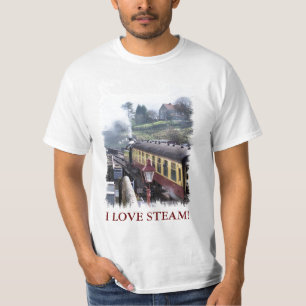 T-SHIRT TRAINS À VAPEUR