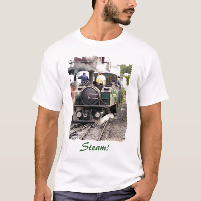 T-SHIRT TRAINS À VAPEUR (Devant)