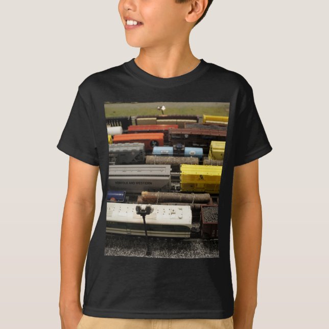 T-shirt Trains de jouet (Devant)