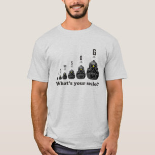 T-shirt Trains de modèle - quelle est votre échelle ?