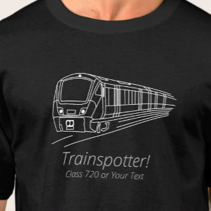 T-shirt Trainspotter Classe 720 UK Train Railway Railfan